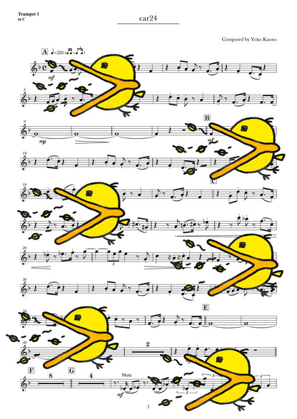 CAR 24 譜面サンプル Trumpet 1