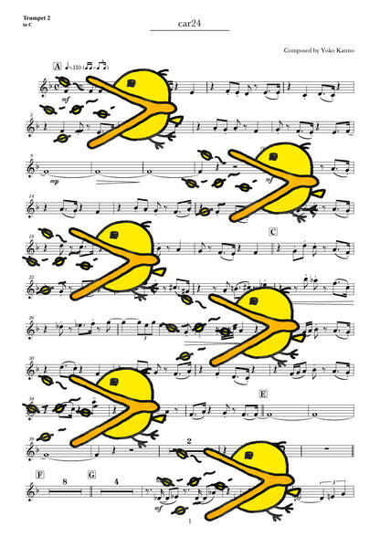 CAR 24 譜面サンプル Trumpet 2