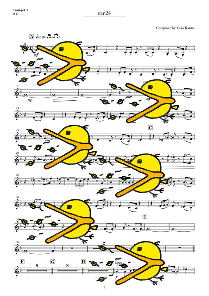 CAR 24 譜面サンプル Trumpet 3
