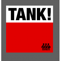 TANK! / Real Folk  Blues Record Sticker